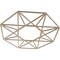 Ekena Millwork Guardian Wood Fretwork Pierced Ceiling Medallion, Birch, 34"OD x 13 1/4"ID x 3/8"T CMWP34X34X0375GDBI - alternate 5